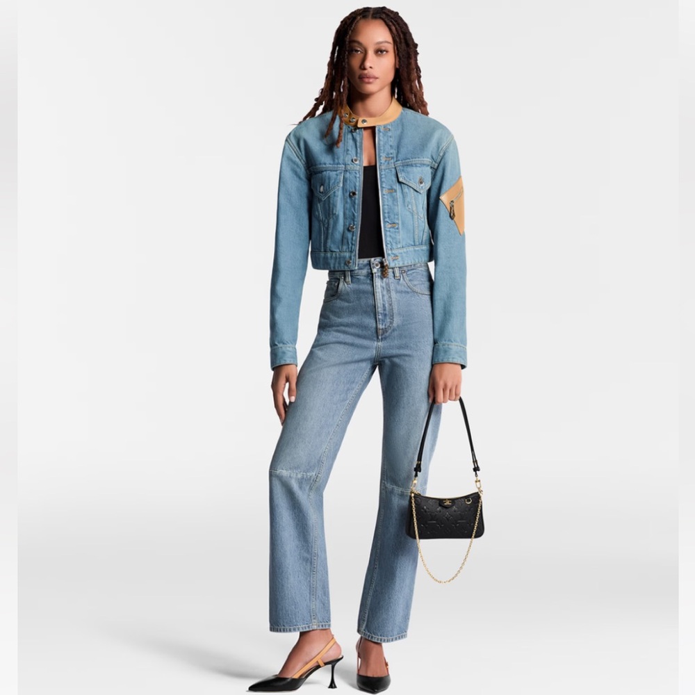 Louis Vuitton Easy Pouch On Strap - Black Monogram Empreinte Leather - Picture 11 of 11